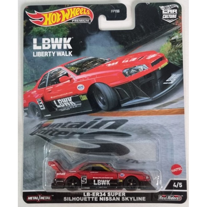 MINIGT Nissan LB-ER34 スーパーシルエット Black BL Mini GT 1:64 LBWK Nissan LB-ER34 Super Silhouette Red/Black
