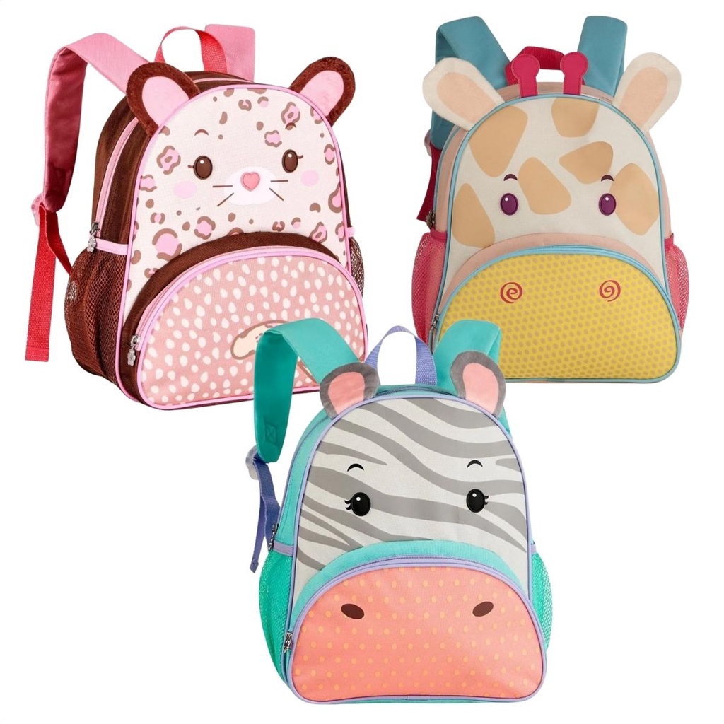 Mochila Infantil de Costas com Alças Regulaveis de Personagens em Oferta na Shopee