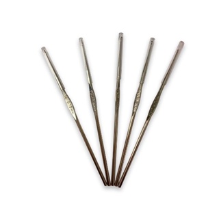 Agulha de Crochê Tulip em Aço Inox (0,6 a 1,25 mm) – Ideal para Linhas Finas como Clea e Anne em Oferta na Shopee