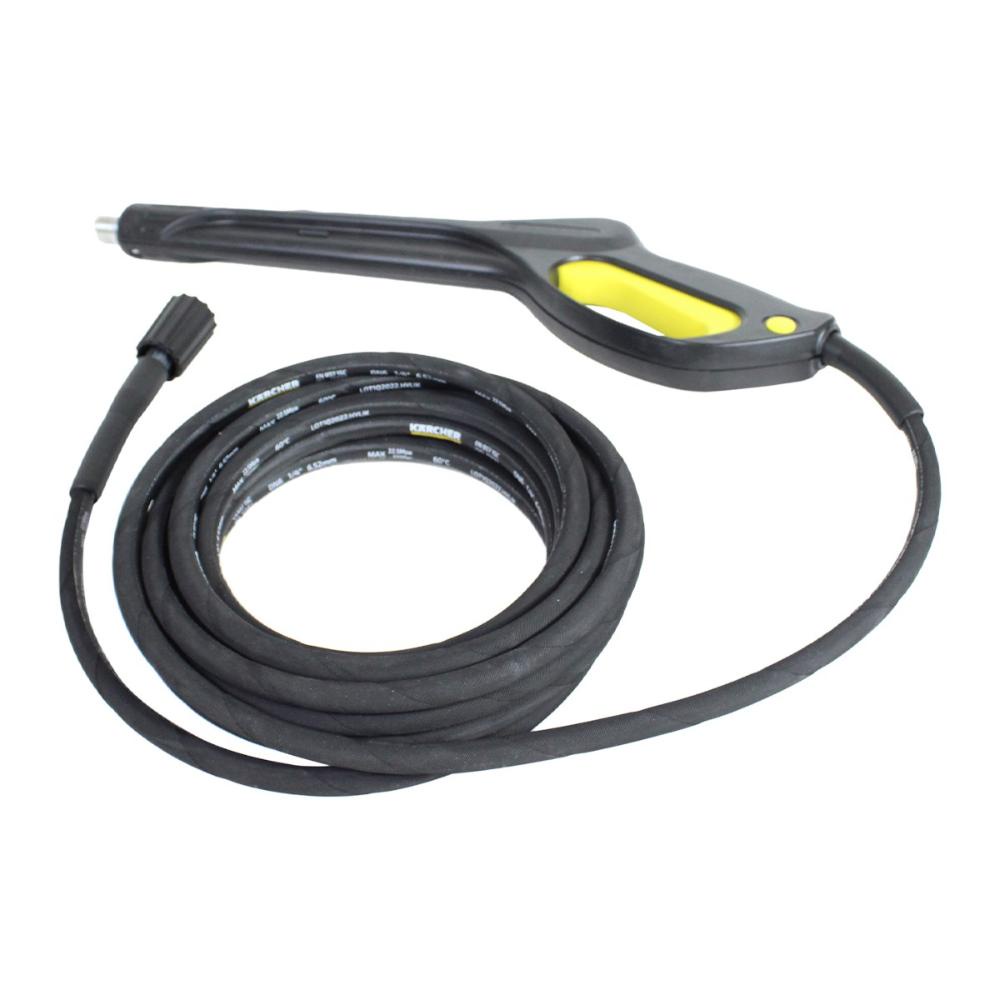 Kit Pistola e Mangueira Trama Aco 7,5m Karcher Hd585 Original