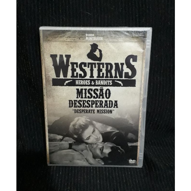 Dvd original lacrado- Missão Desesperada -  Western Clássico com Ricardo Montalban