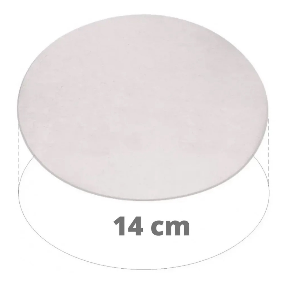 Placa Chapa Difusora De Calor Redonda Panelas 14 Cm Alumínio