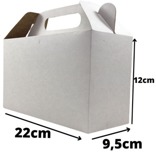 10 CAIXAS MALETA Branca ou Kraft, kit Lanches, Delivery, Food Truck,kit Festas, Roupas, Doces, Balcão,Lembrancinha. em Oferta na Shopee