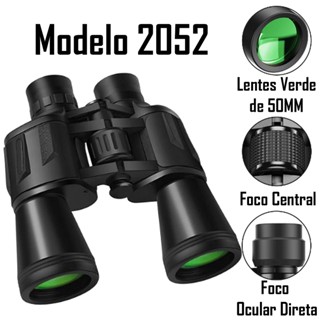 Binoculo Profissional Emborrachado 20x50 Longo Alcance 10KM Modelo 2052