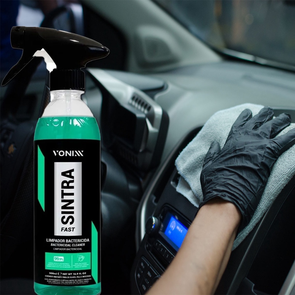 Limpeza Interna De Carro Painel Banco Sintra Fast 500ml - Vonixx