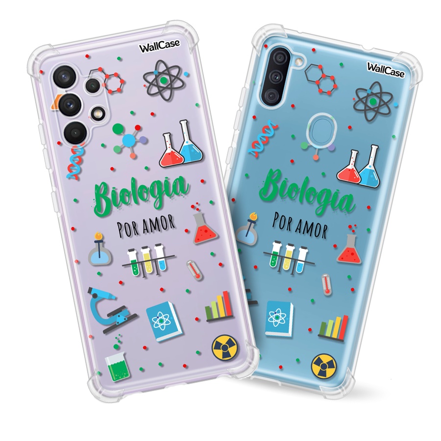 Capinha de Celular Cp28 Profissão Biologia Para Galaxy A03 A04 A14 A31 A32 A33 A34 A53 A54 A72 A73 S23 S24 Fe Plus Ultra