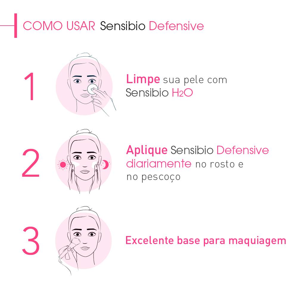 Detalhes do Bioderma Sensibio Defensive Creme Facial Hidratante 40ml