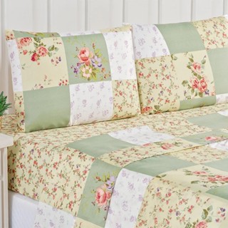Jogo de Cama Casal Padrão 3 Peças Microfibra Estampada