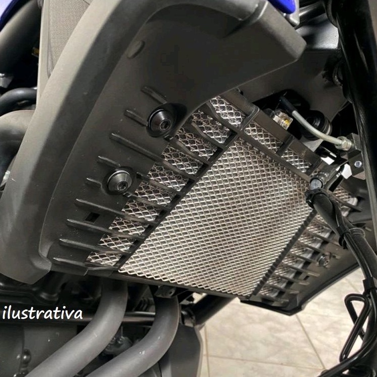 Tela de proteção alumínio radiador Mt03 Mt-03 Mt 03 protetor Yamaha (2016 a 2023)