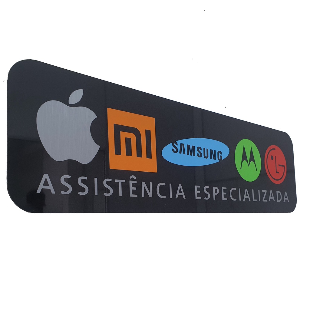 Placa Decorativa Quadro Assistência Técnica Marcas Celulares