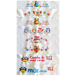 Barrinha Bordada Ponto Cruz P/ Pano de Prato - 50 unidades em Oferta na Shopee