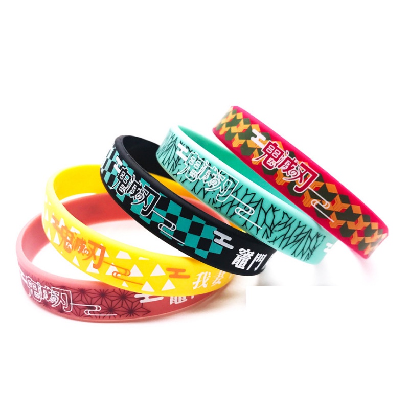 Anime Caçador De Demônios Pulseira Esportiva De Silicone Tanjiro/Nezuko/Zenitsu/Butterfly Ninja/Presente