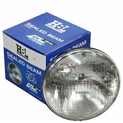 Farol Sealed Beam 180mm Cristal Karmann em Oferta na Shopee