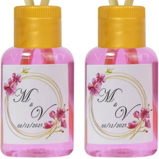 80 Lembrancinhas De Casamento Personalizadas Mini Difusores