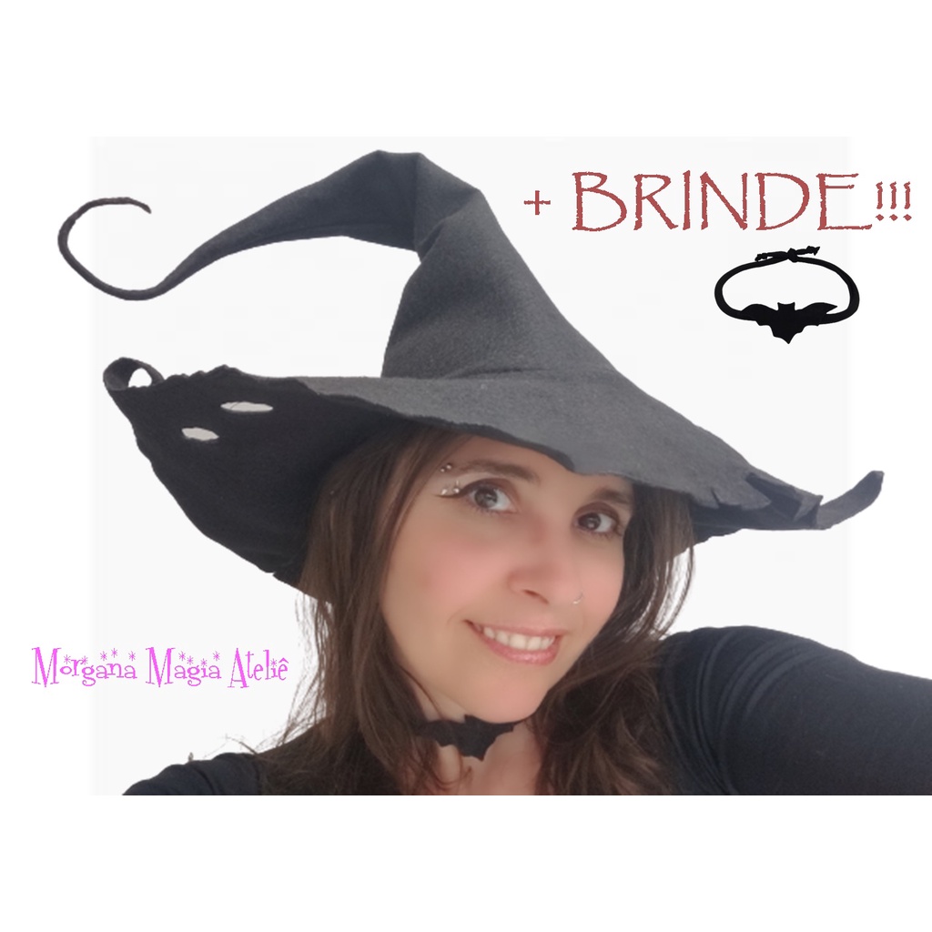Chapéu Bruxa Halloween
