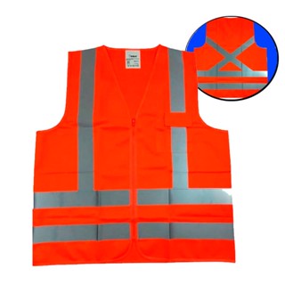 Colete Refletivo Laranja com Bolso TAM M CR-L1-M IMBAT