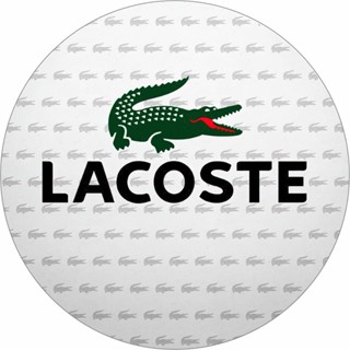 Painel Redondo Tecido Sublimado Lacoste