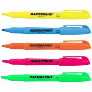 KIT 6 Canetas Marca Texto Neon Masterprint em Oferta na Shopee