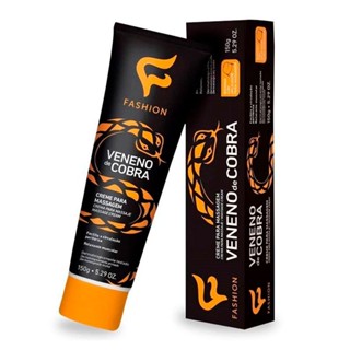 Creme Para Massagem Fashion Veneno De Cobra 150g