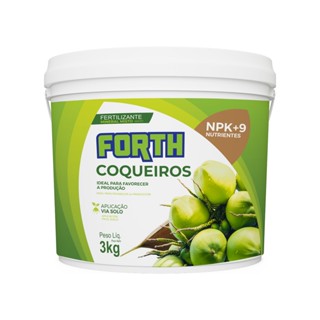Fertilizante Adubo Forth Para Coqueiros Balde 3Kg - Forth