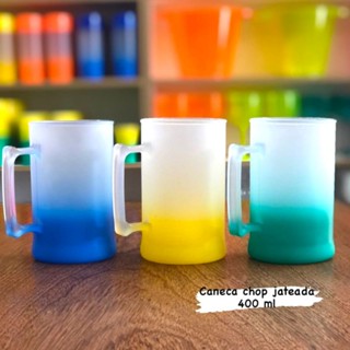 Canecas Com alça Chopp 400ml Cerveja Acrílico Para Personalizar