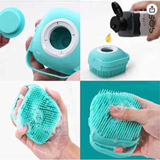 Massageador Com Escova Massageadora Esponja De Silicone Para Banho Casa Em Banheiro Massagem Bucha Multiuso