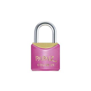 Cadeado com Chave 25mm Latão Rosa Color Line Papaiz