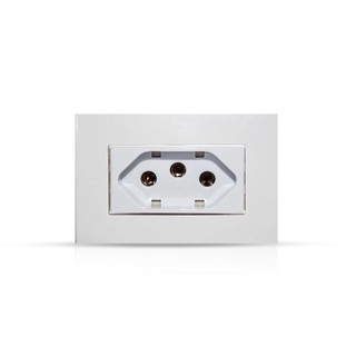 Conjunto 1 Tomada 2p+t 10a 250v Para Moveis Sleek Margirius