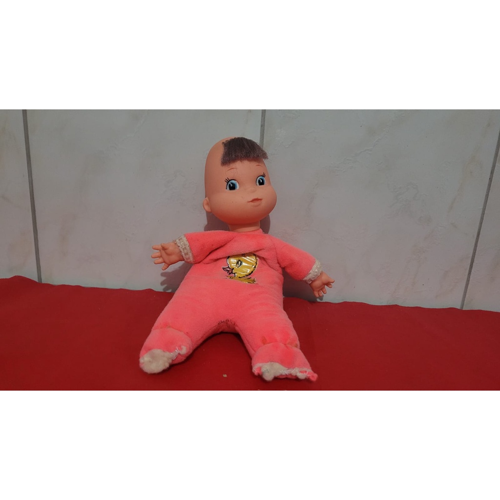 Boneca tipo feijãozinho antiga para restauro.