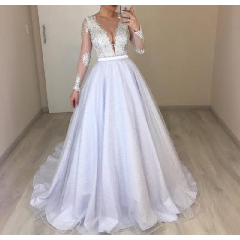 Vestido de Noiva Princesa com Brilho - Comprar com Melhor Preço em Vestidos de Casamento