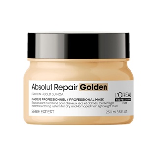 L'Oréal Professionnel Serie Expert Absolut Repair Gold Quinoa Golden Máscara 250g em Oferta na Shopee