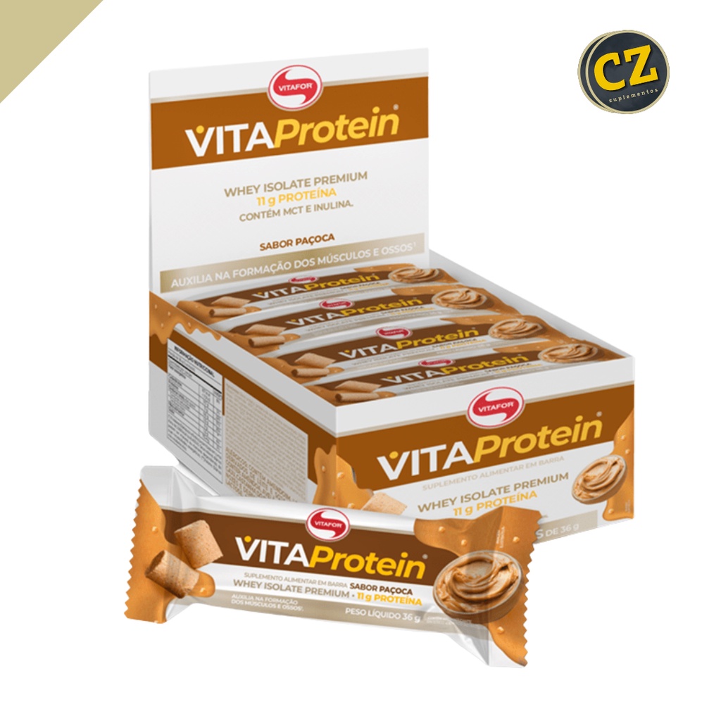 Vita Protein Whey Isolate 36g - Vitafor | Shopee Brasil