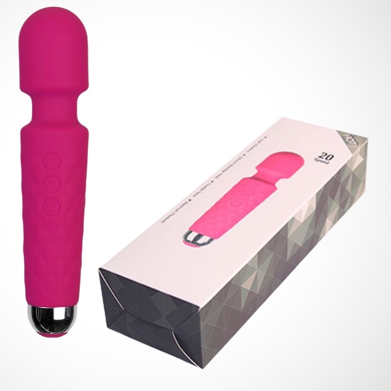 Varinha Mágica Top Vibrador Recarregável Super Potente 20 Velocidades Silencioso 4810