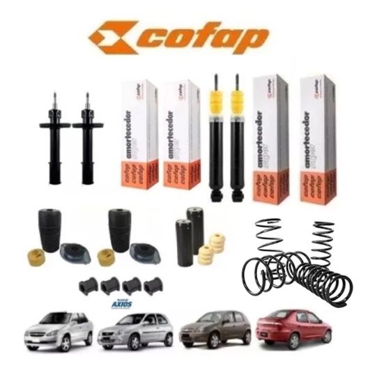 4 Amortecedores Cofap + Coxim Batente + Mola Celta Classic Corsa - NOVO e ORIGINAL em Oferta na Shopee