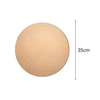10 unidades de Chapa Placa de MDF Redonda  sousplat 35x35cm Diâmetro com 3mm de Espessura Artesanato