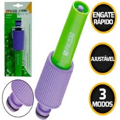 Engate Rápido Ajustável Esguicho Palisad