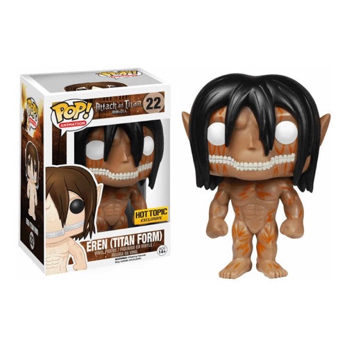 Funko Pop Eren Titan Form Hot Topic | Shopee Brasil