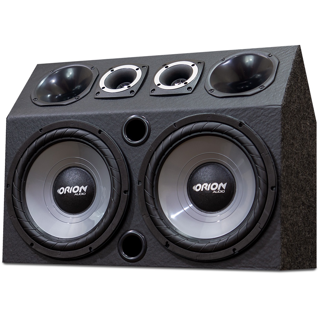 Caixa Trio Dupla Dutada Falante 12 + 2 Cornetas 2 Tweeters em Oferta na Shopee