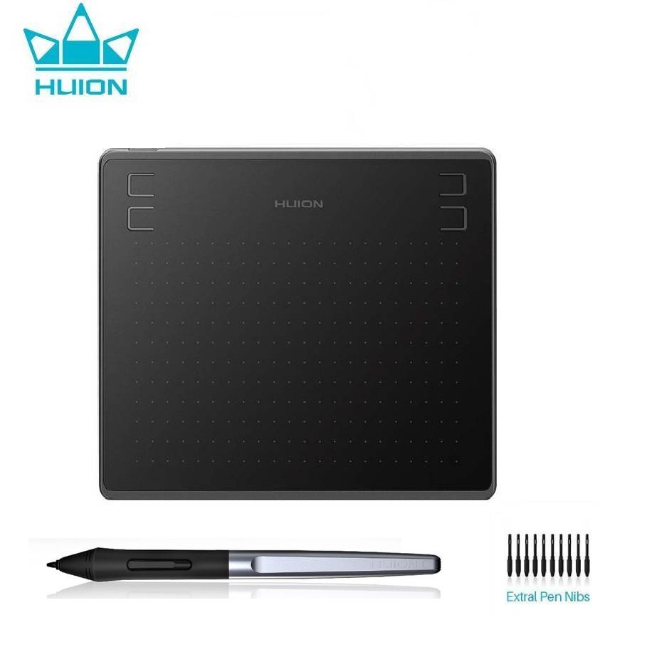 HUION HS64 Suporte De Mesa De Desenho Gráfico Digital Mac/Windows/Android Com 4 Chaves De Prensa Personalizáveis