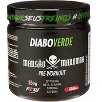 Pré Treino Diabo Verde Mansão Maromba Pote 250g - Ftw - Toguro