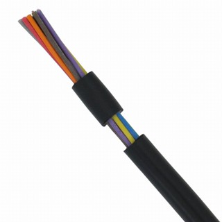 Rolo 5 Metros Cabo Manga 10 Vias 26AWG Preto sem Blindagem