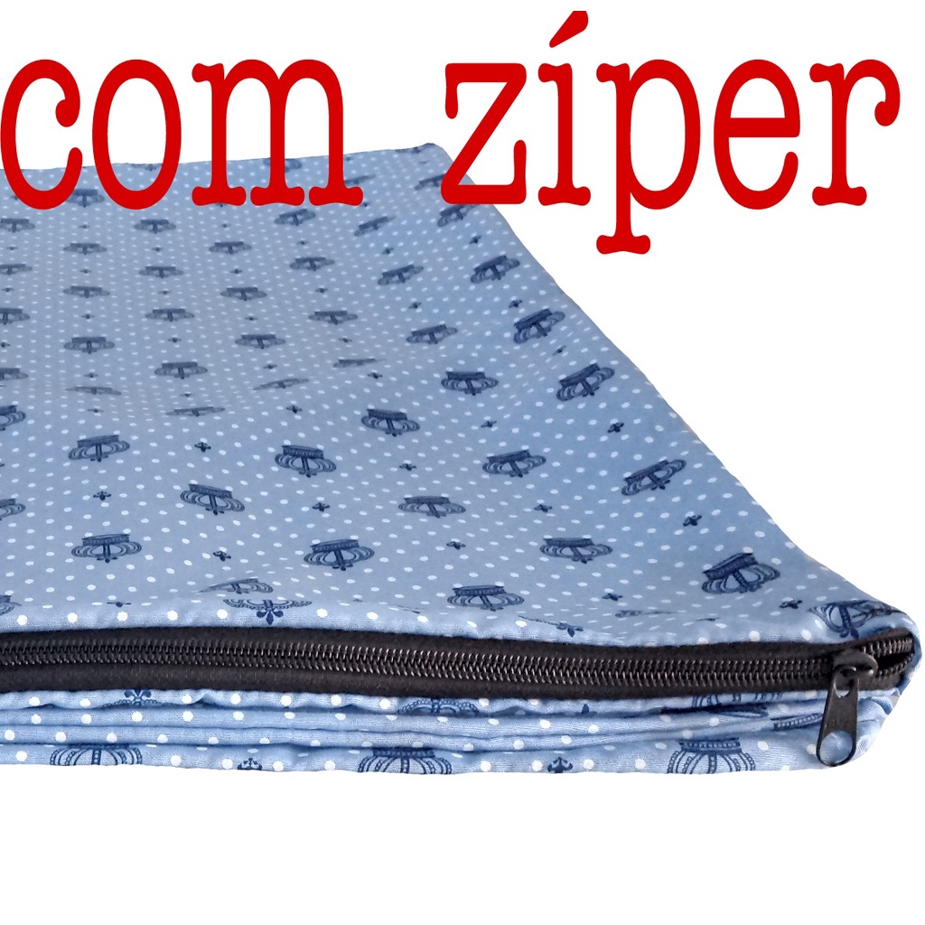 capa para colchão  pet 50x60cm capinha pra colchão de cachorro capa de tecido com zíper