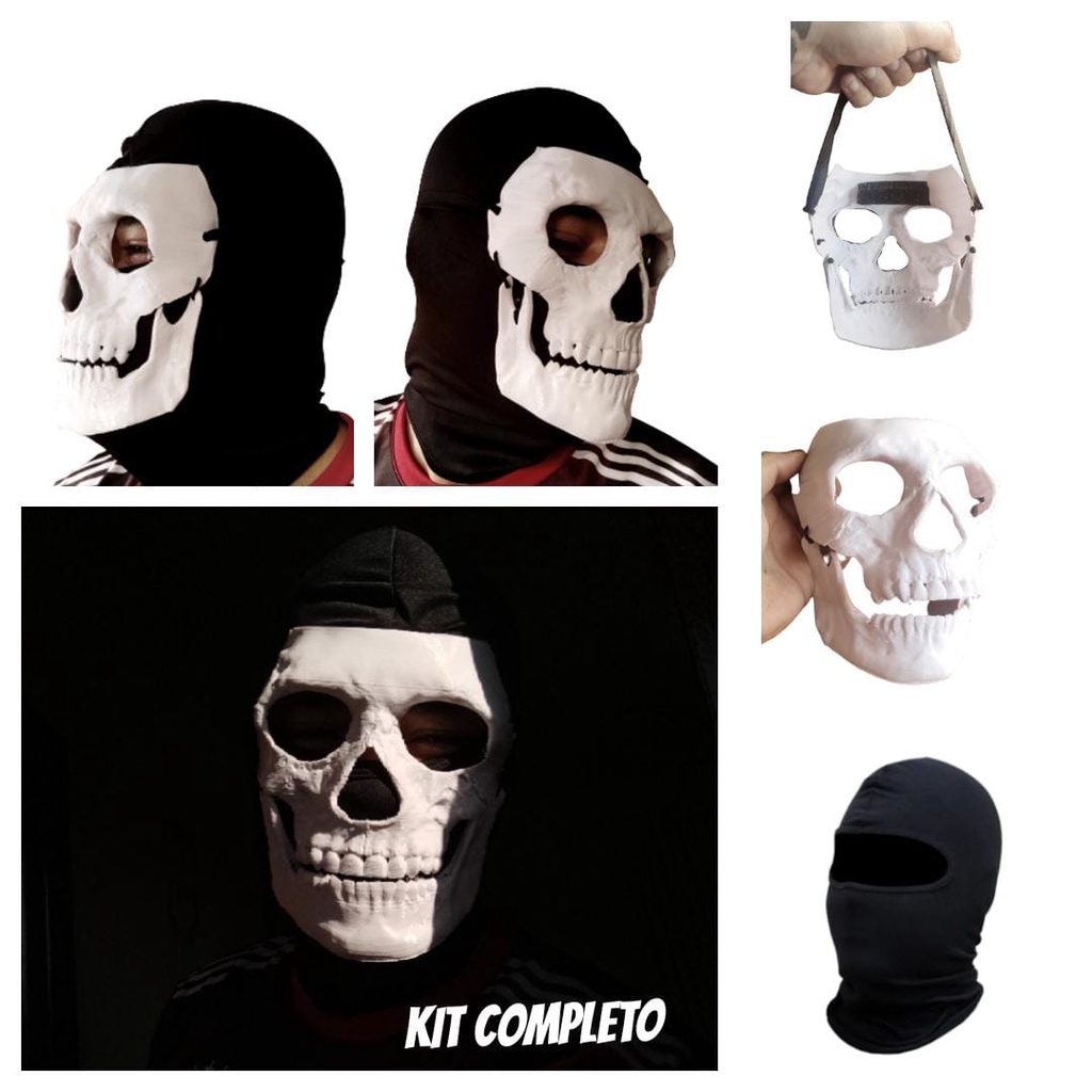 Máscara Ghost Soldado Anônimo Call Of Duty cosplay com balaclava