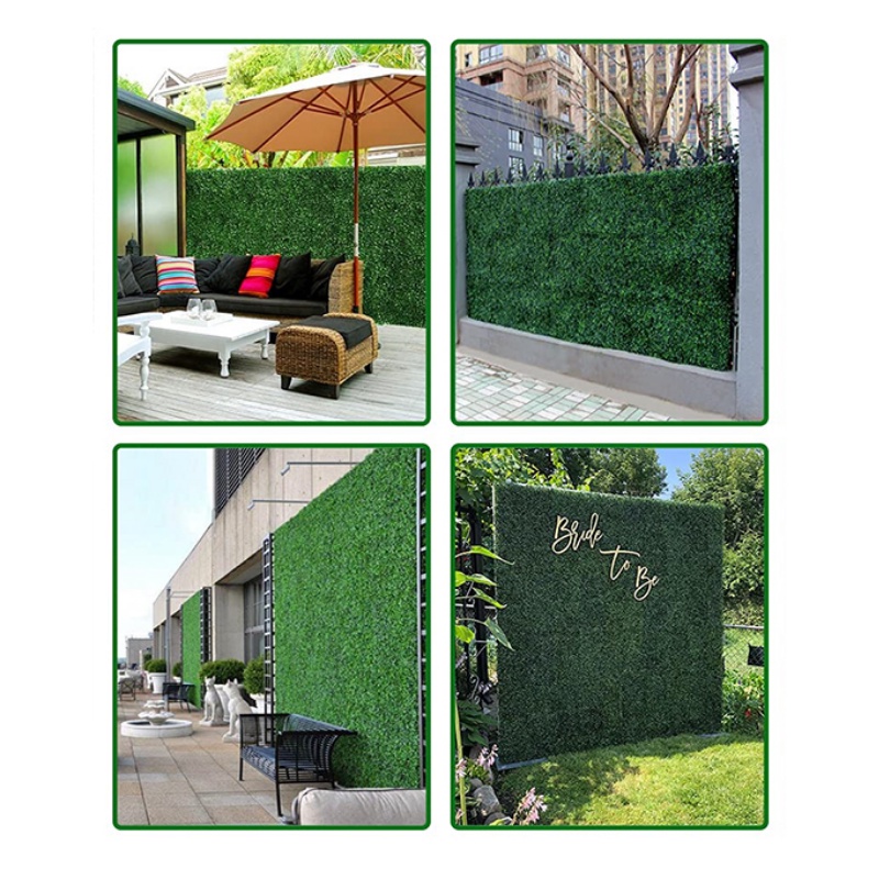 Kit de césped artificial con 20 platos Planta artificial Buchinho Mural Plate 40x60cm Planta artificial Decoración de pared Alfombra Grass Plate |  brasil