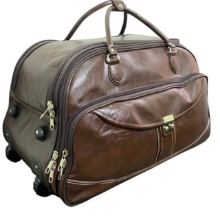 Mala Bolsa de Viagem Couro Sintético em Oferta na Shopee