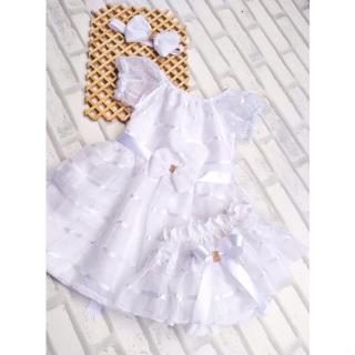 vestidinho com calcinha bunda rica e laço em Oferta na Shopee