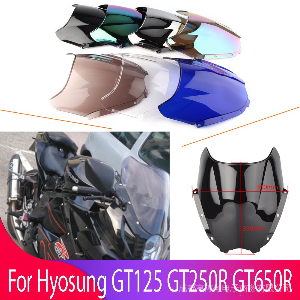 Per Hyosung ATK per kasinski Mirage moto Vento Scudo rivestimento Argento 
