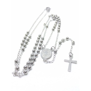 Terço Rosário Cordão Masculino Corrente Em Aço 5mm em Oferta na Shopee