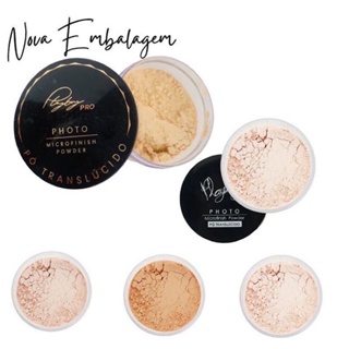 Pó Translúcido Solto De Finalização Facial Microfinish Powerder Playboy A Prova D água PB1033 em Oferta na Shopee