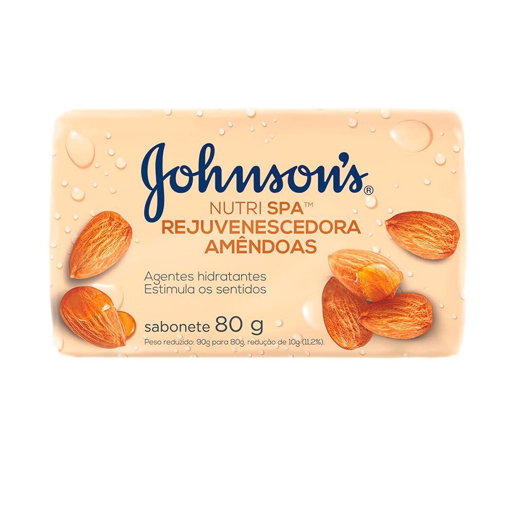 Sabonete Barra Johnson's Nutri SPA Rejuvenescedora Amêndoas 80g